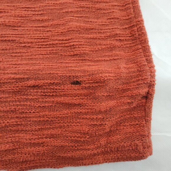 Maurices Top Women's XXL Rust Orange Knit 3/4 sleeve Cotton - Picture 9 of 13